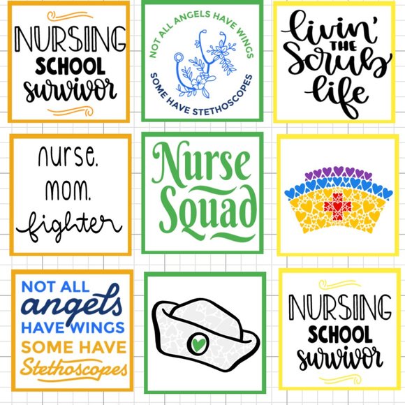 Nurse Sticker Set Journal Diary Planner Set - Picture 5 of 6